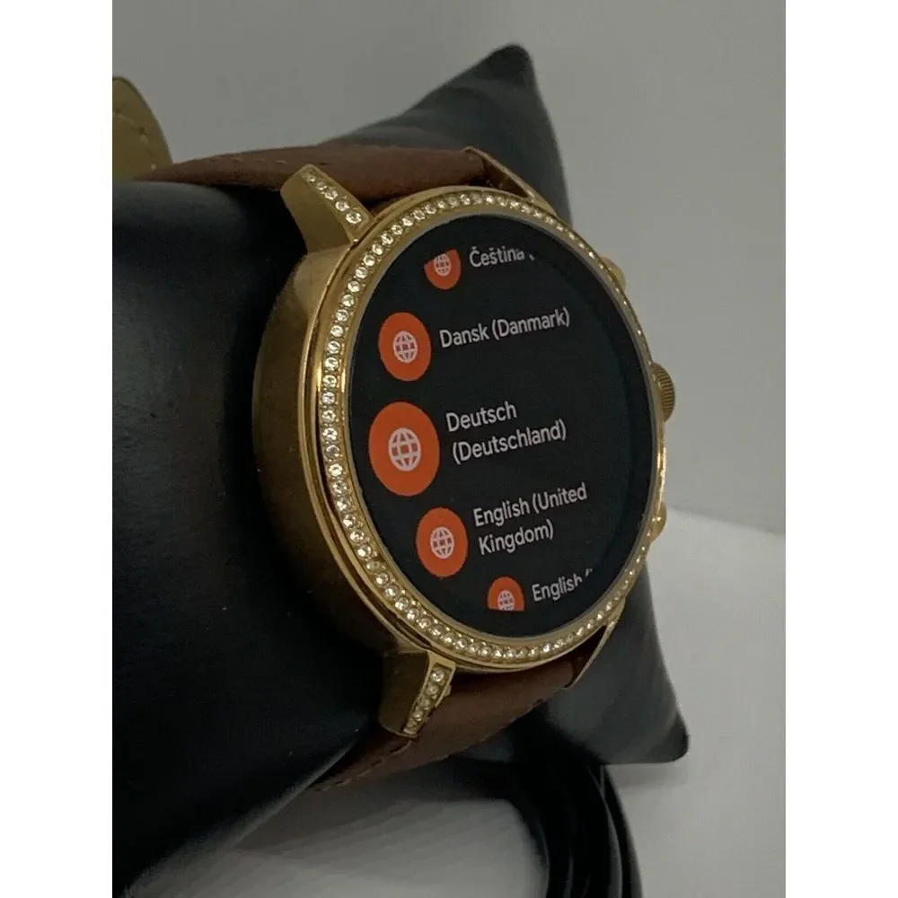 Fossil Gen 4 Authentic Digital Dial Smart Watch Custom Band FTW6015 QT456
