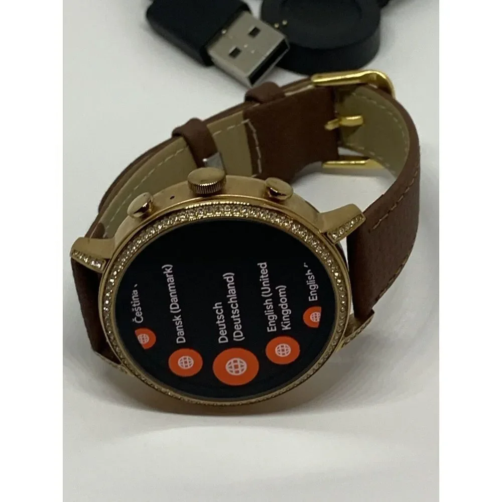 Fossil Gen 4 Authentic Digital Dial Smart Watch Custom Band FTW6015 QT456