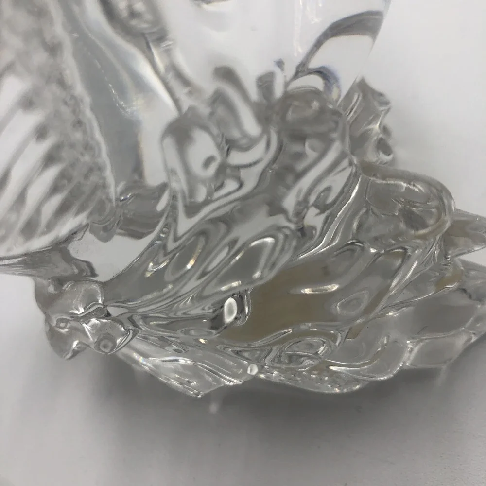 BASS FISH FIGURINE Rare Germany‎ Crystal Wonders of The Wild #989 Princess House