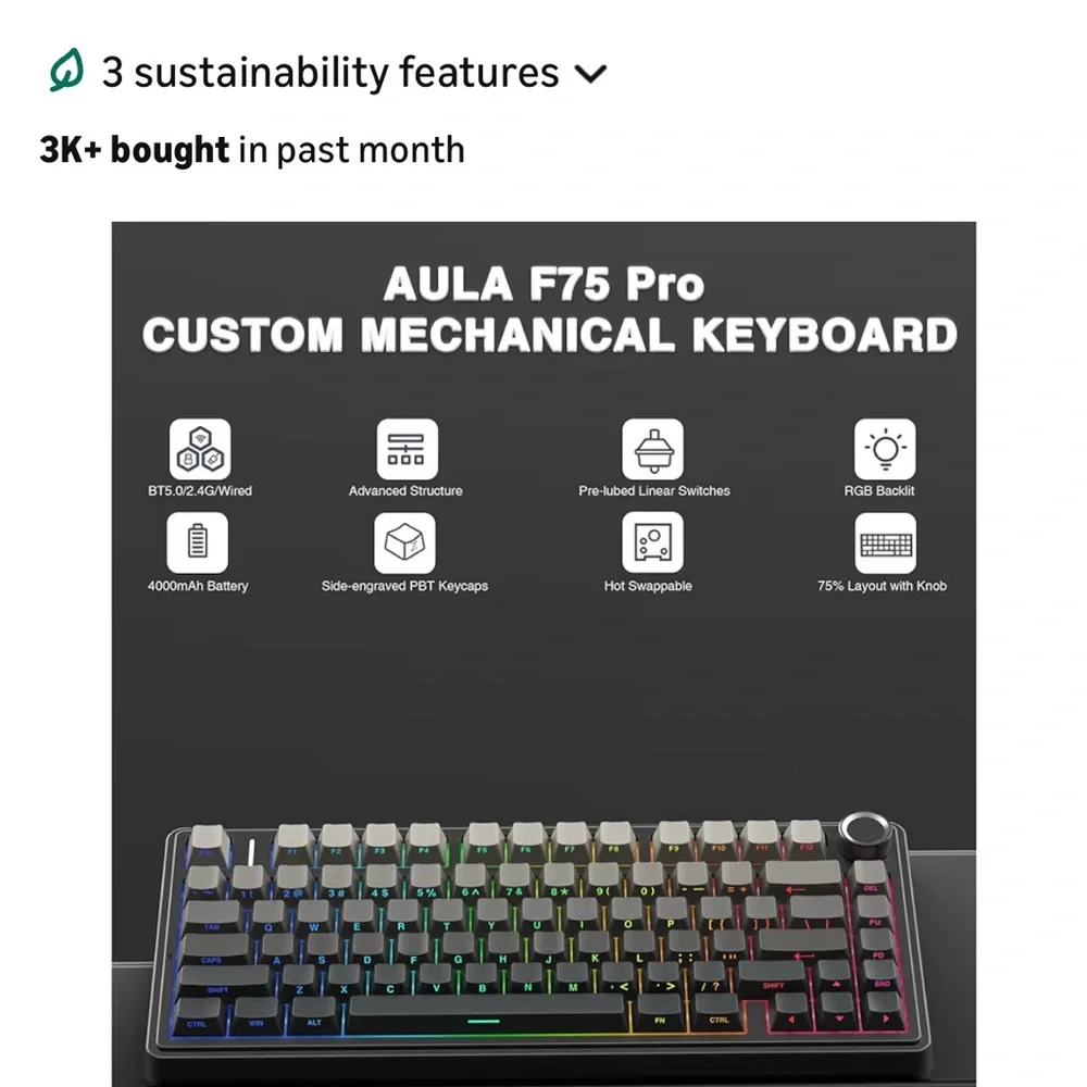 aula keyboard modified