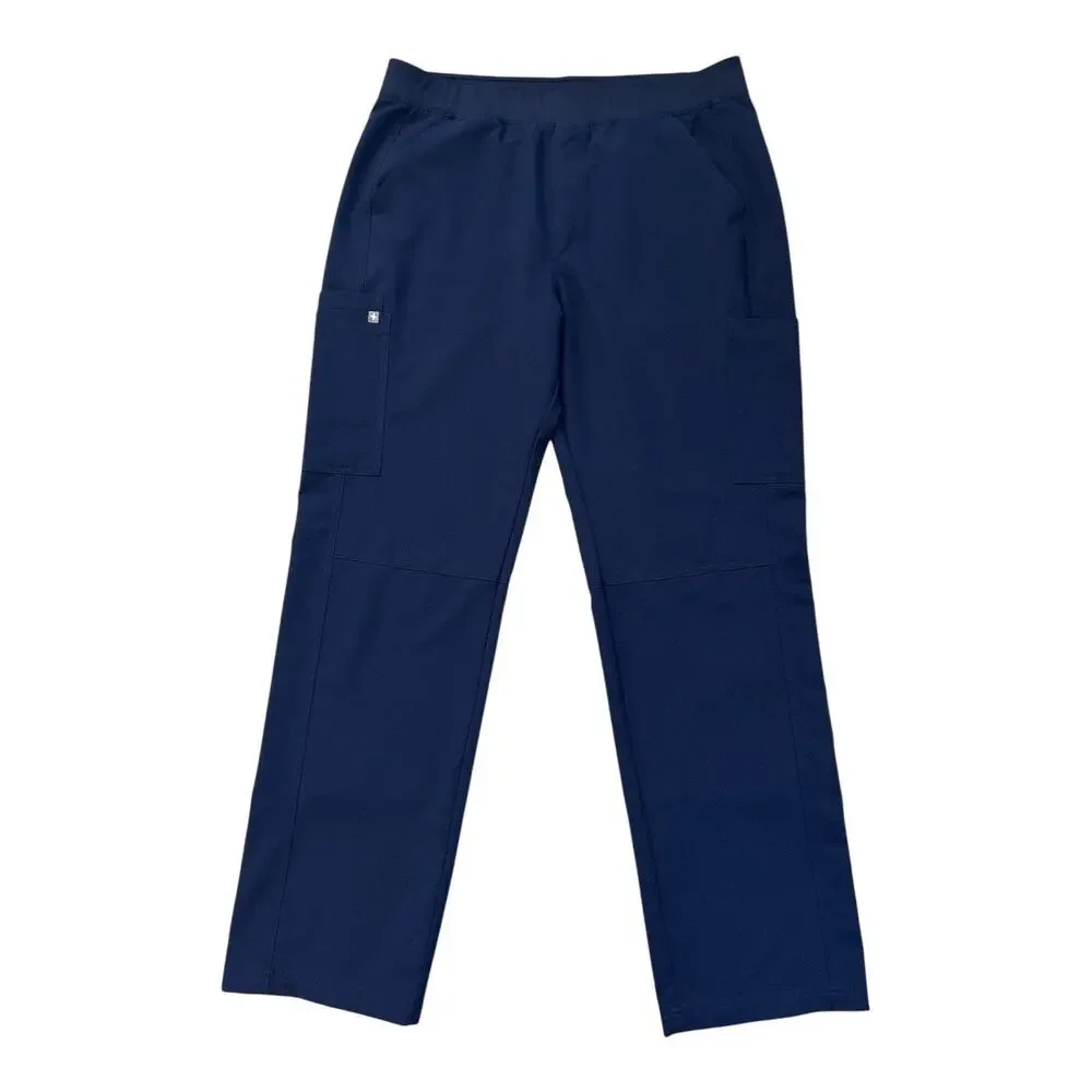 FIGS Men's AXIM Cargo Scrub Pants Blue Size XXL Straight Leg 32