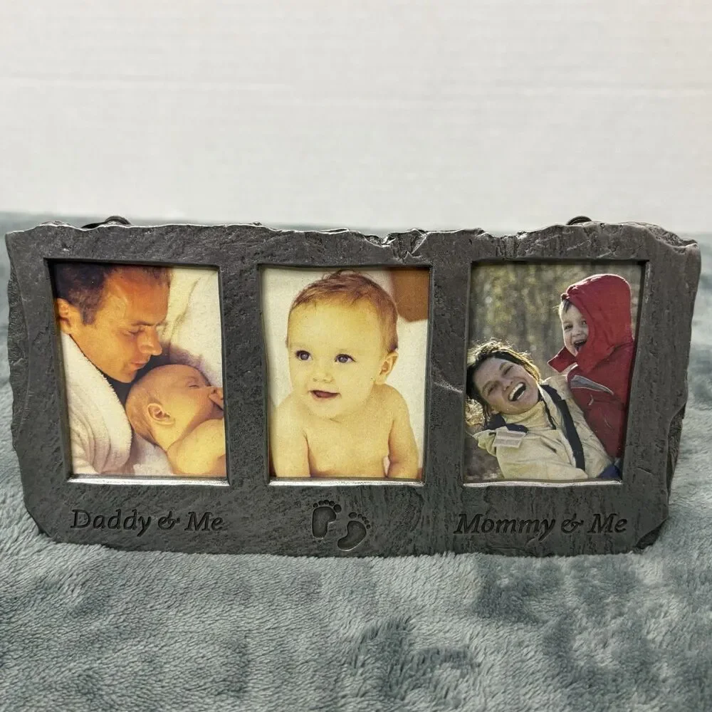 Picture Frame Holds 3 2x3  Photos Made By Camco