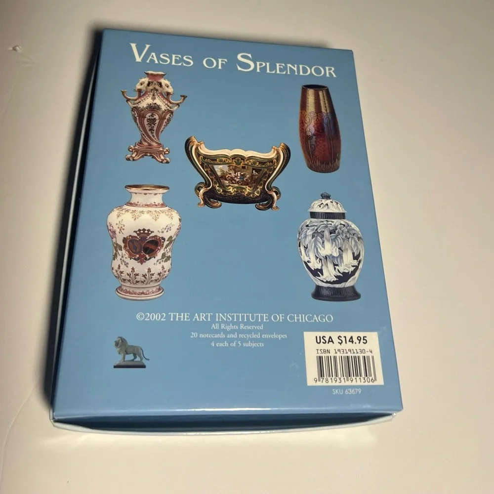 Decorative Ceramic Vase Collection notecards and envelopes
