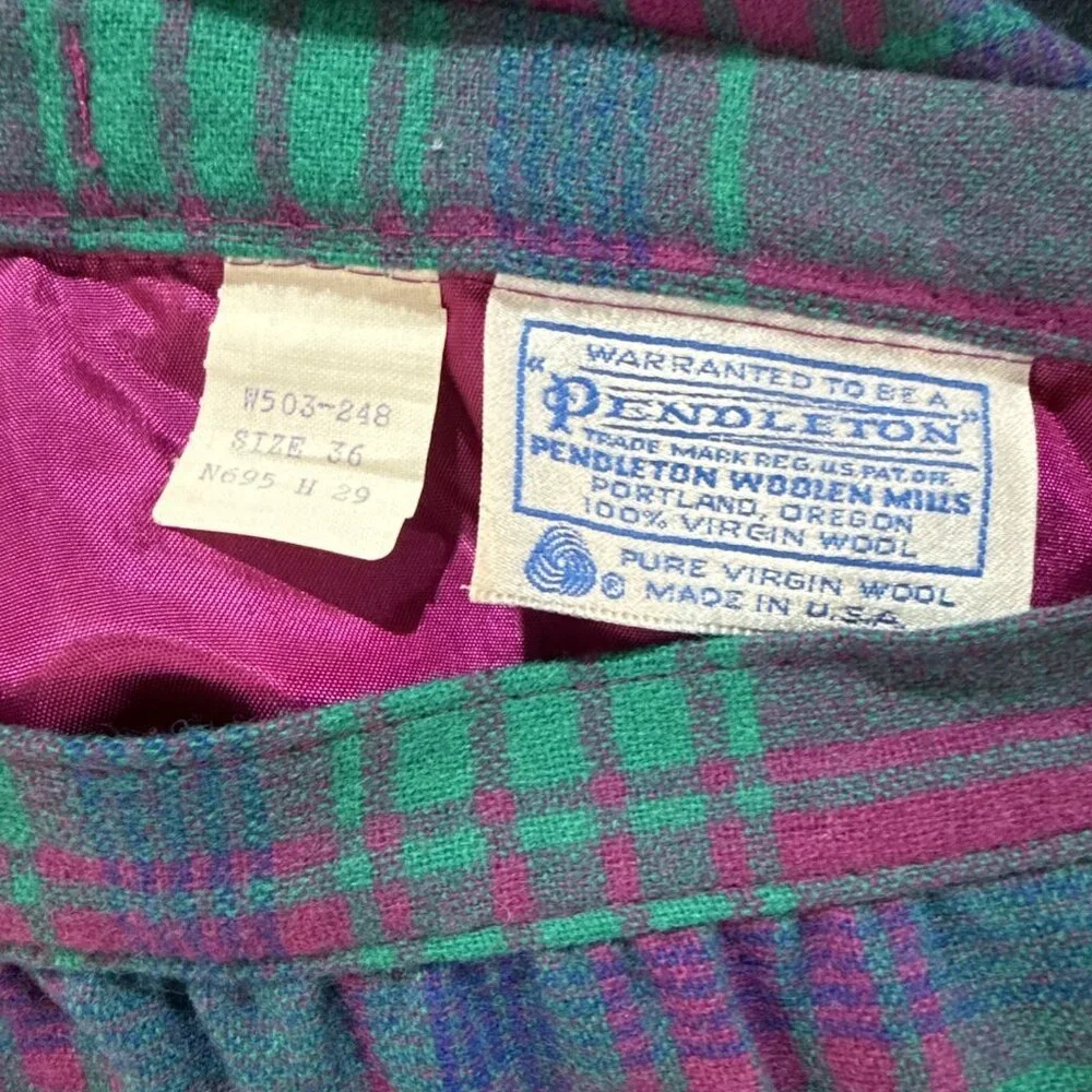 Pendleton vintage green