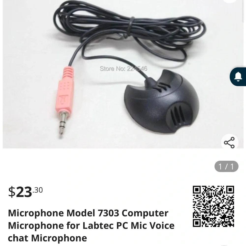 Labtec computer microphone