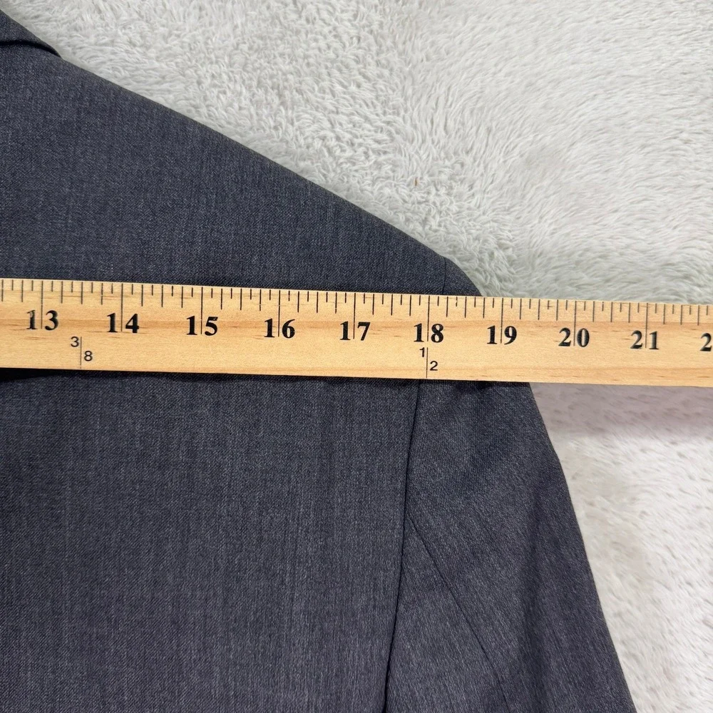 Banana Republic Mens 40R Slim Charcoal Gray Wool Suit Jacket Pants 33x27 Classic
