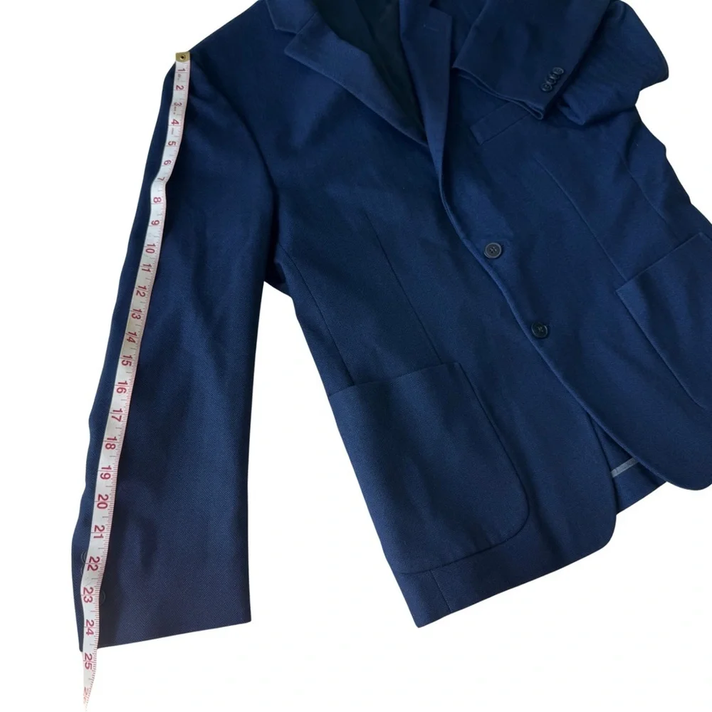Michael Kors Mens Classic Blue Two Button Blazer Sport Coat Jacket