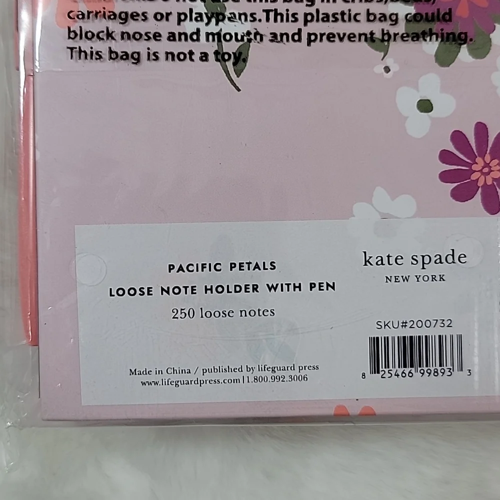 kate spade Pacific Petals Loose Note Holder with Pen