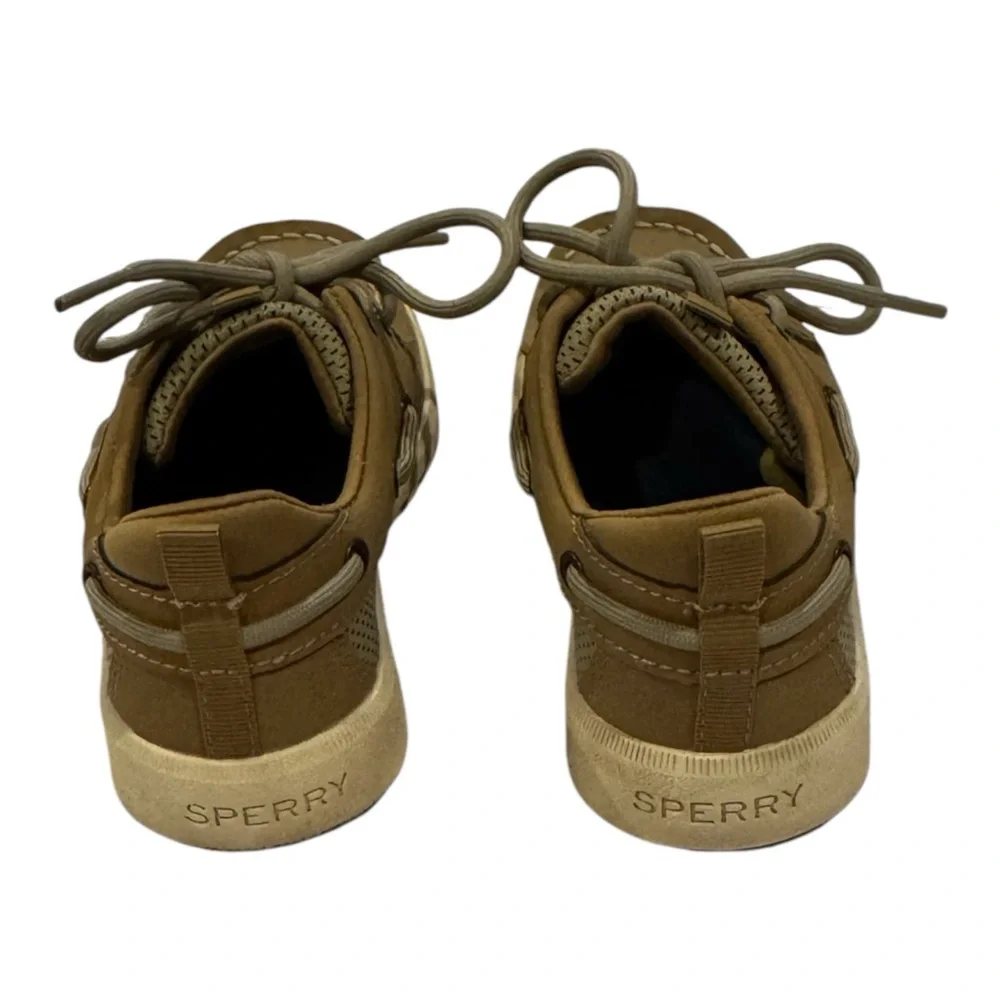 Sperry Kids Tan Moccasins