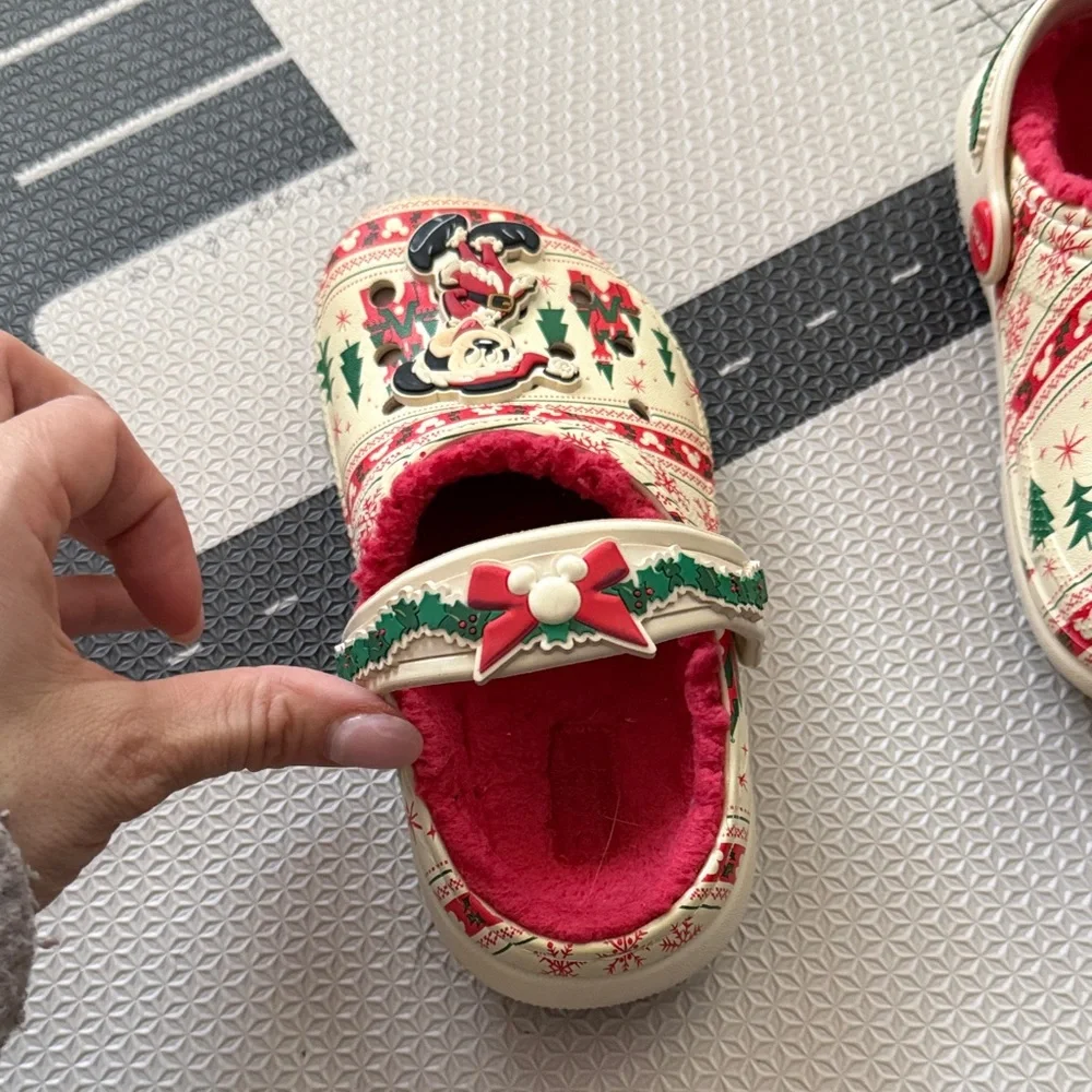 CROCS festive moccasins