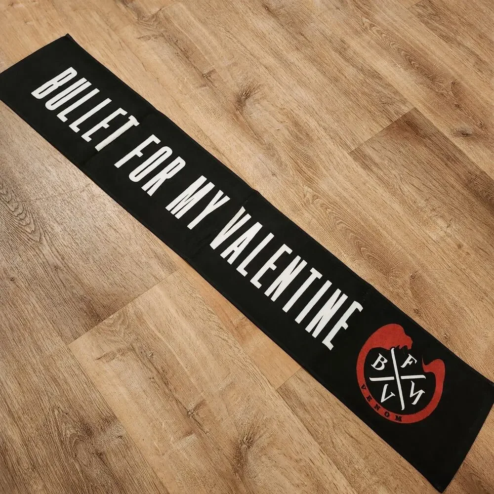 BFMV Bullet For My Valentine Muffler Towel Venom Tour Japan 2015 RARE New