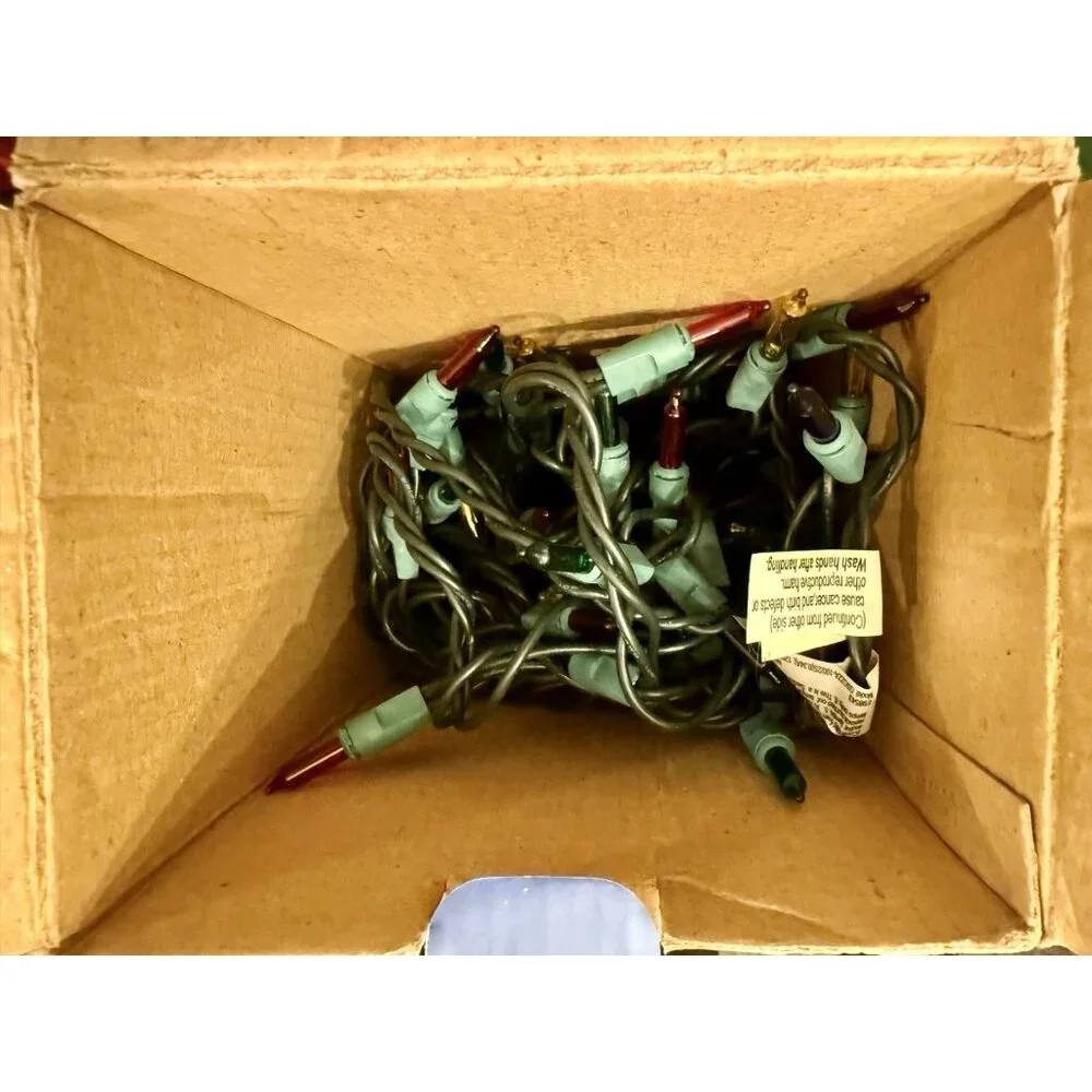 Vintage Multicolor Twinkling Net Lights 150 Indoor/Outdoor 6x4 Christmas Holiday