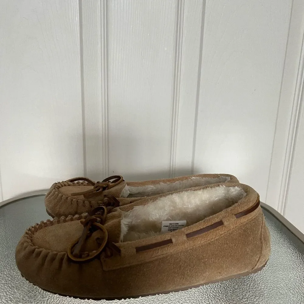 Minnetonka suede faux