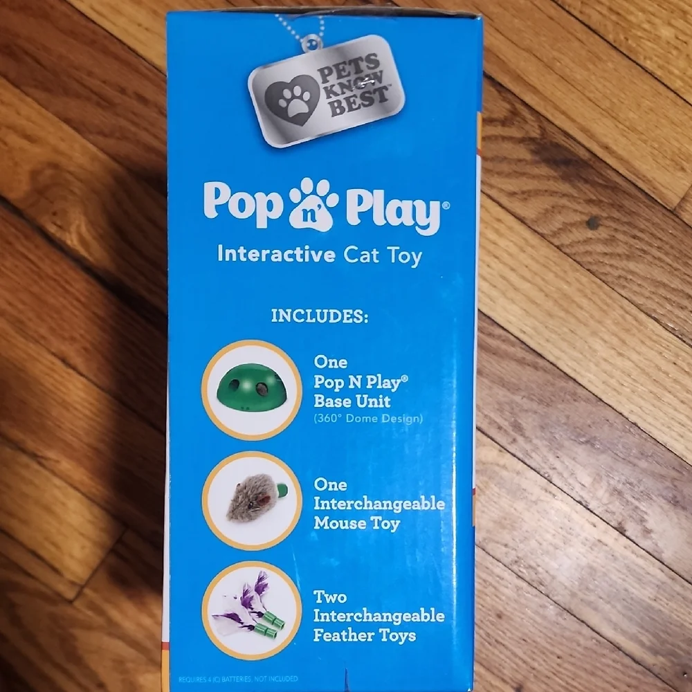 Pop n' Play Interactive Cat Toy - Green