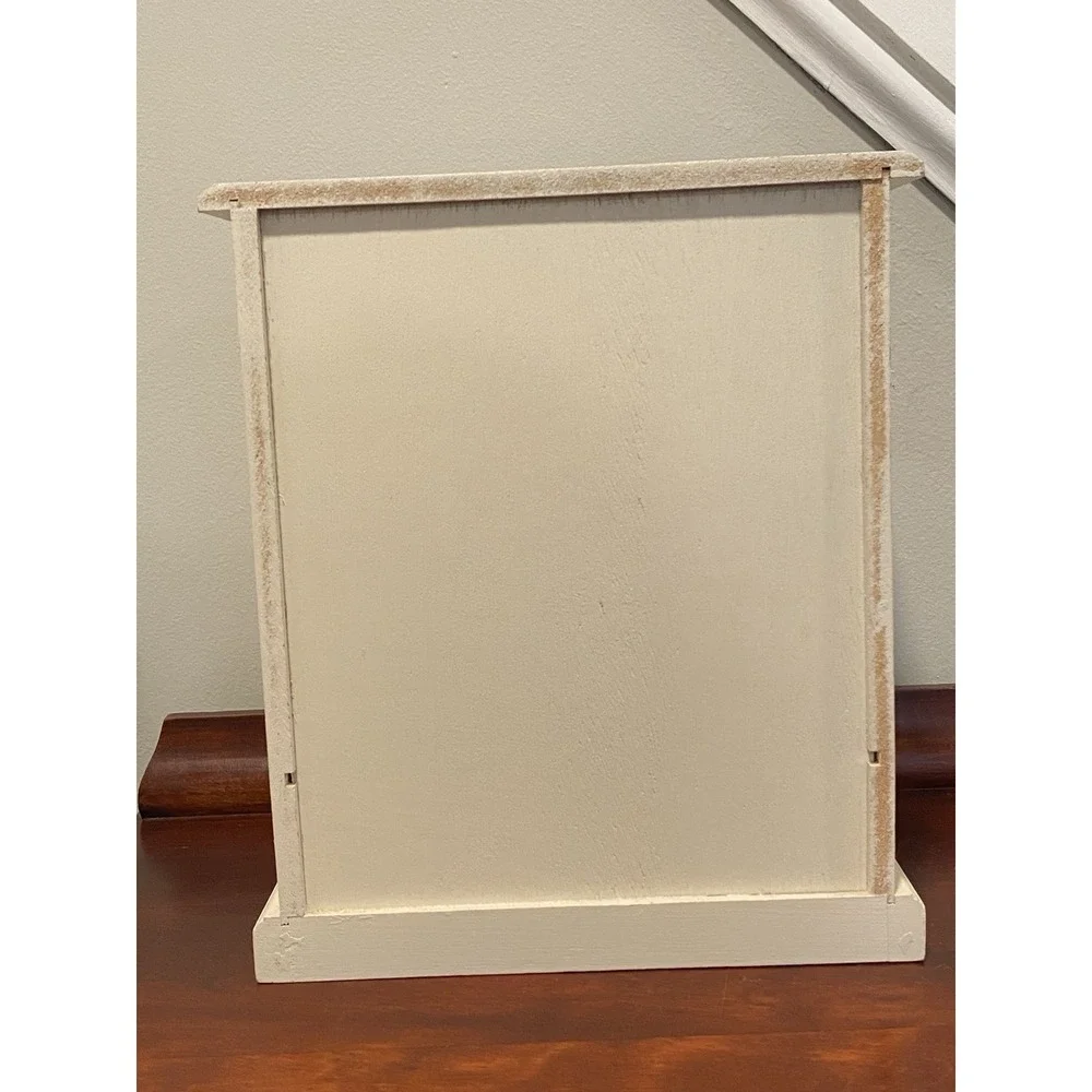Vintage Jewelry Armoire Box Double Glass Doors, Drawer, Hooks, Pink Velvet Lined
