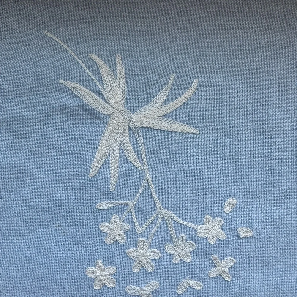 Crate&Barrel beautiful embroidered