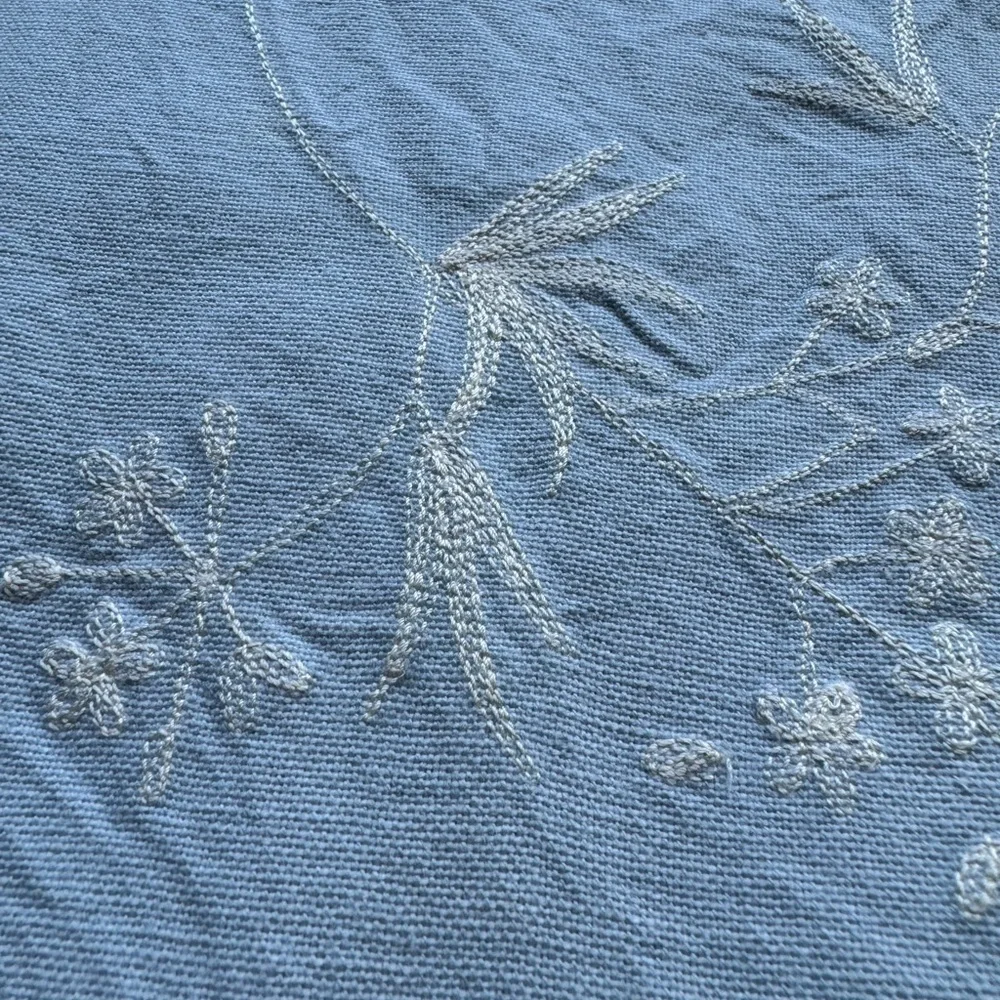 Crate&Barrel beautiful embroidered
