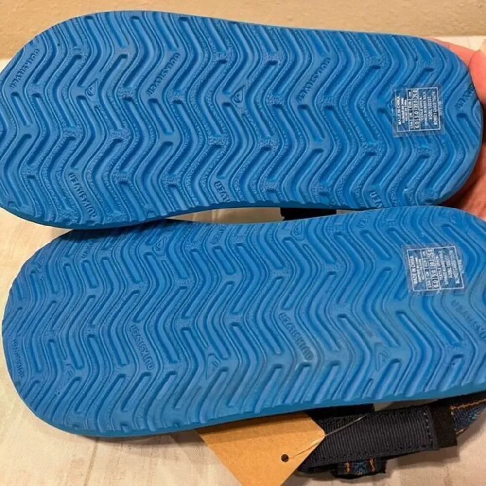 Quiksilver Youth‎ Sandals Size 6 Removable Heel Strap New Boy's Blue