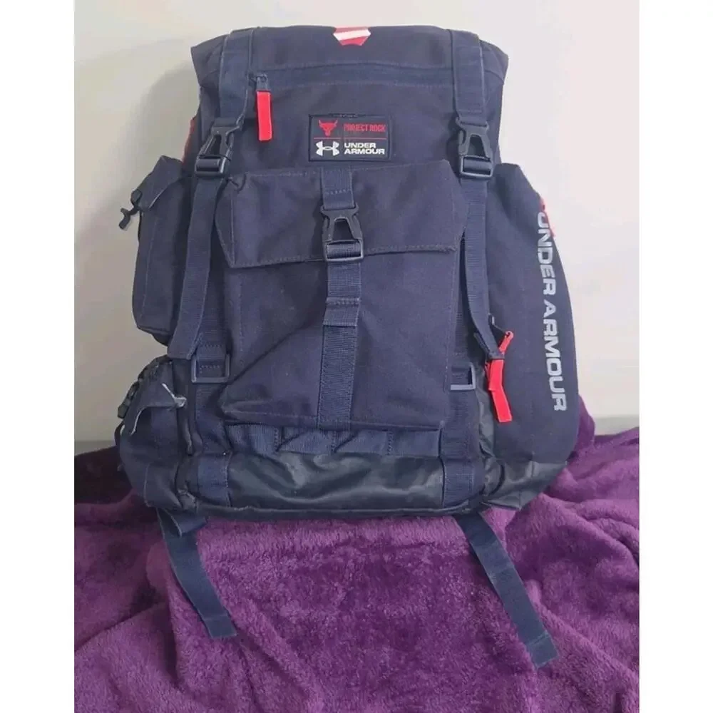 Under Armour Project Rock Freedom Regiment Backpack - Blue