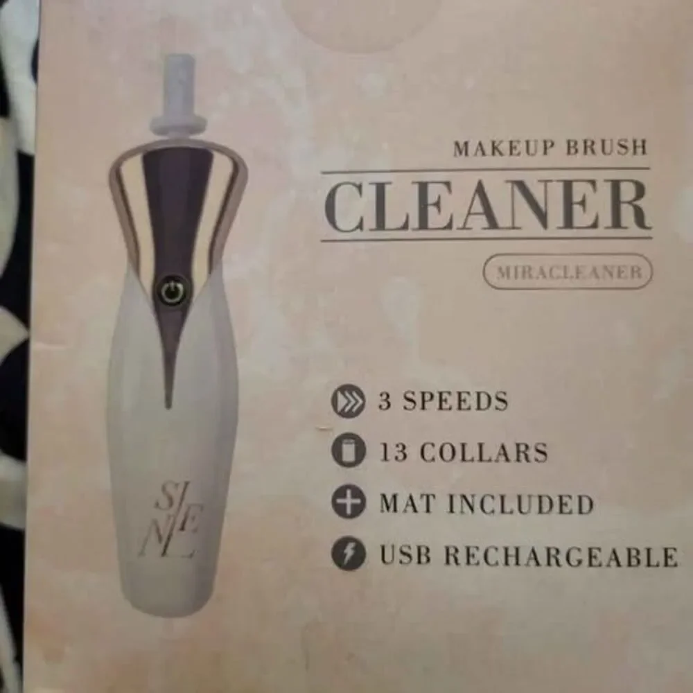 Electric Makeup Brush Cleaner & Dryer – Automatic Spinner Machine (New)