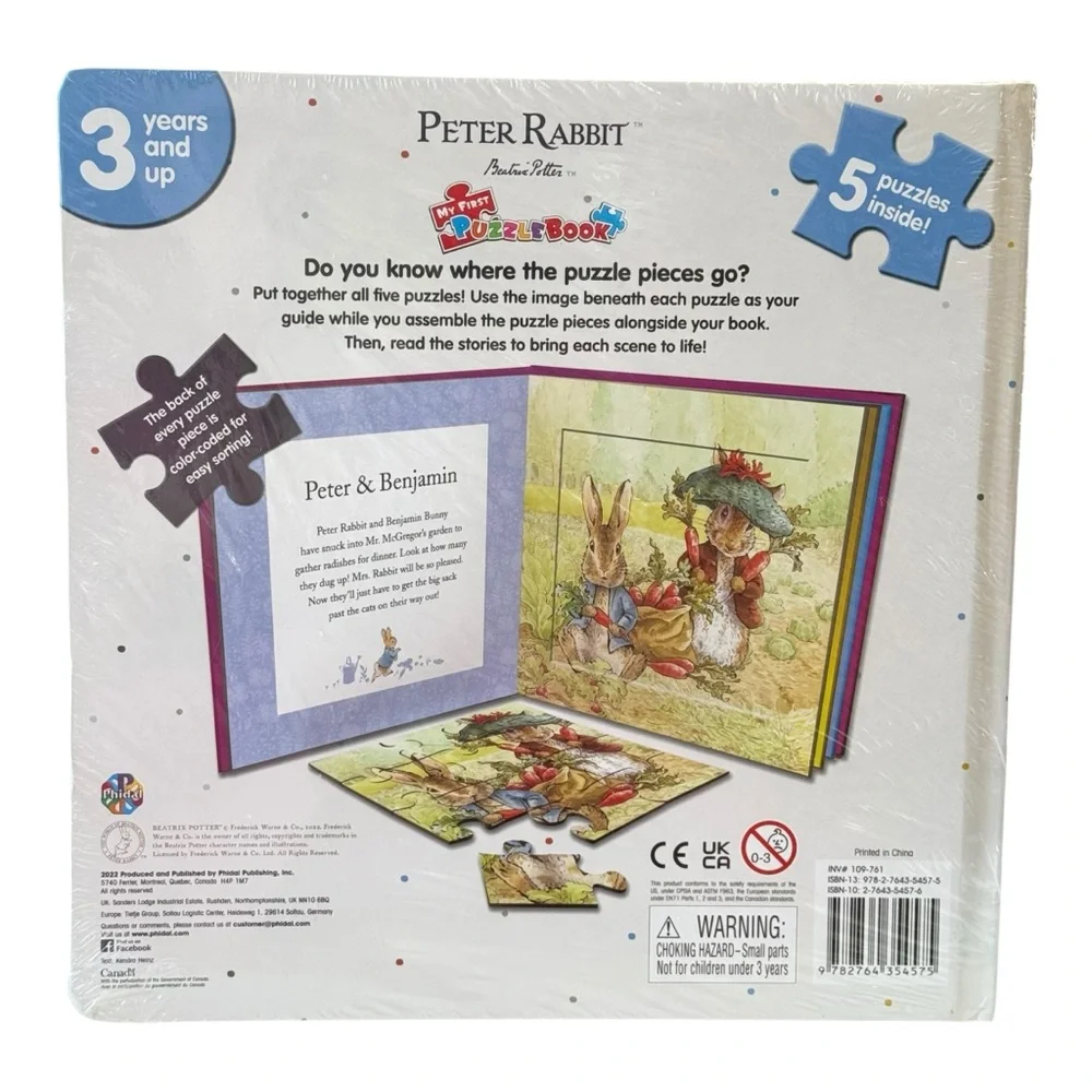 The World of Peter Rabbit My First Puzzle Book with 5 Puzzles Inside