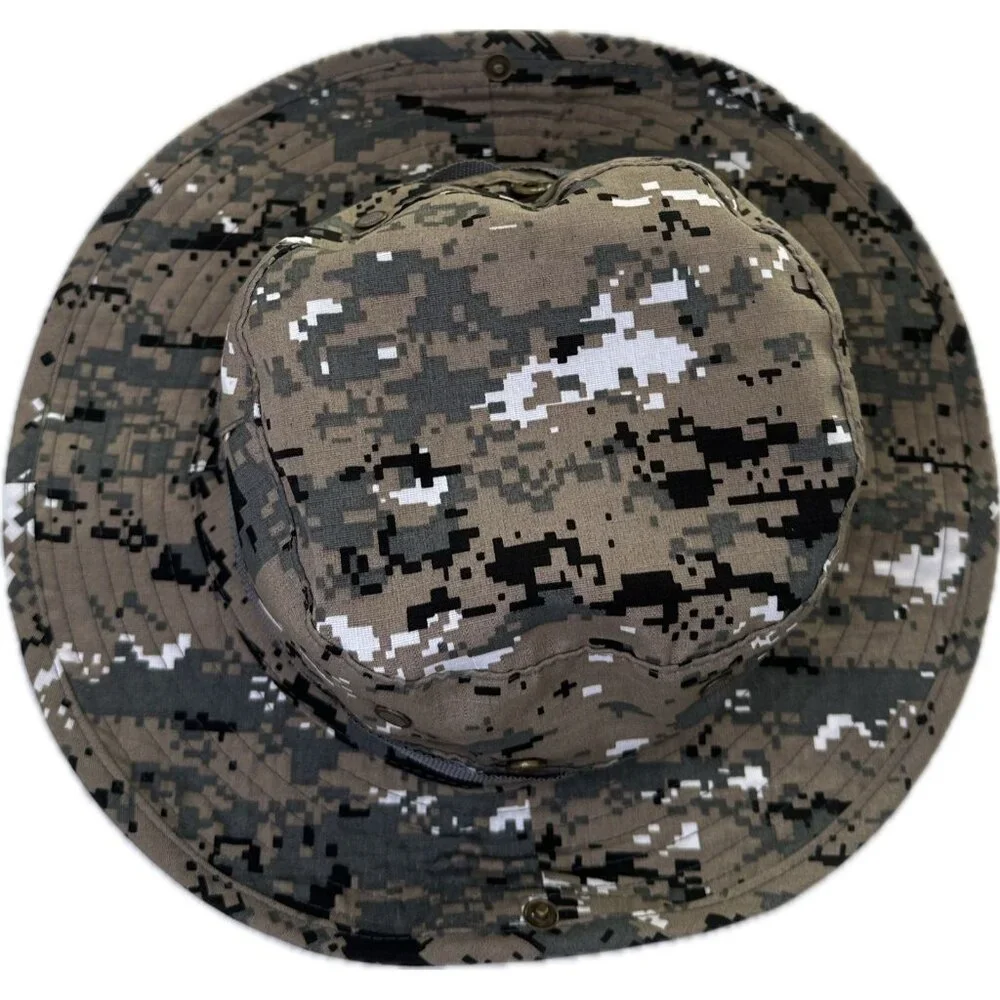 Military Jungle Type II Digital Camo Hat Size Large Muxin Camping Fishing