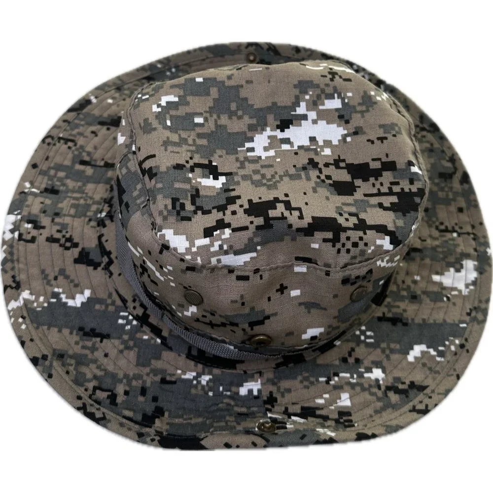 Military Jungle Type II Digital Camo Hat Size Large Muxin Camping Fishing