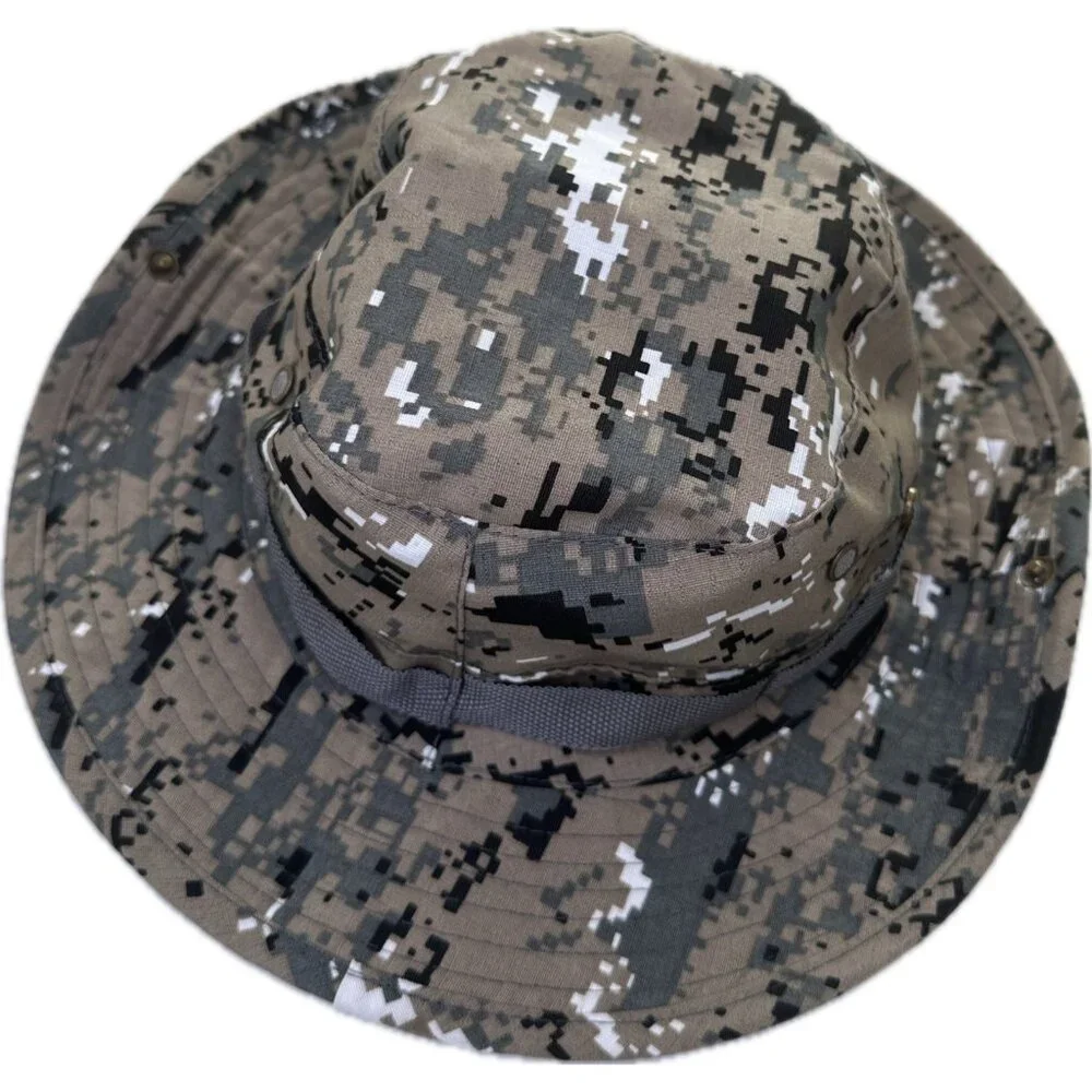 Military Jungle Type II Digital Camo Hat Size Large Muxin Camping Fishing