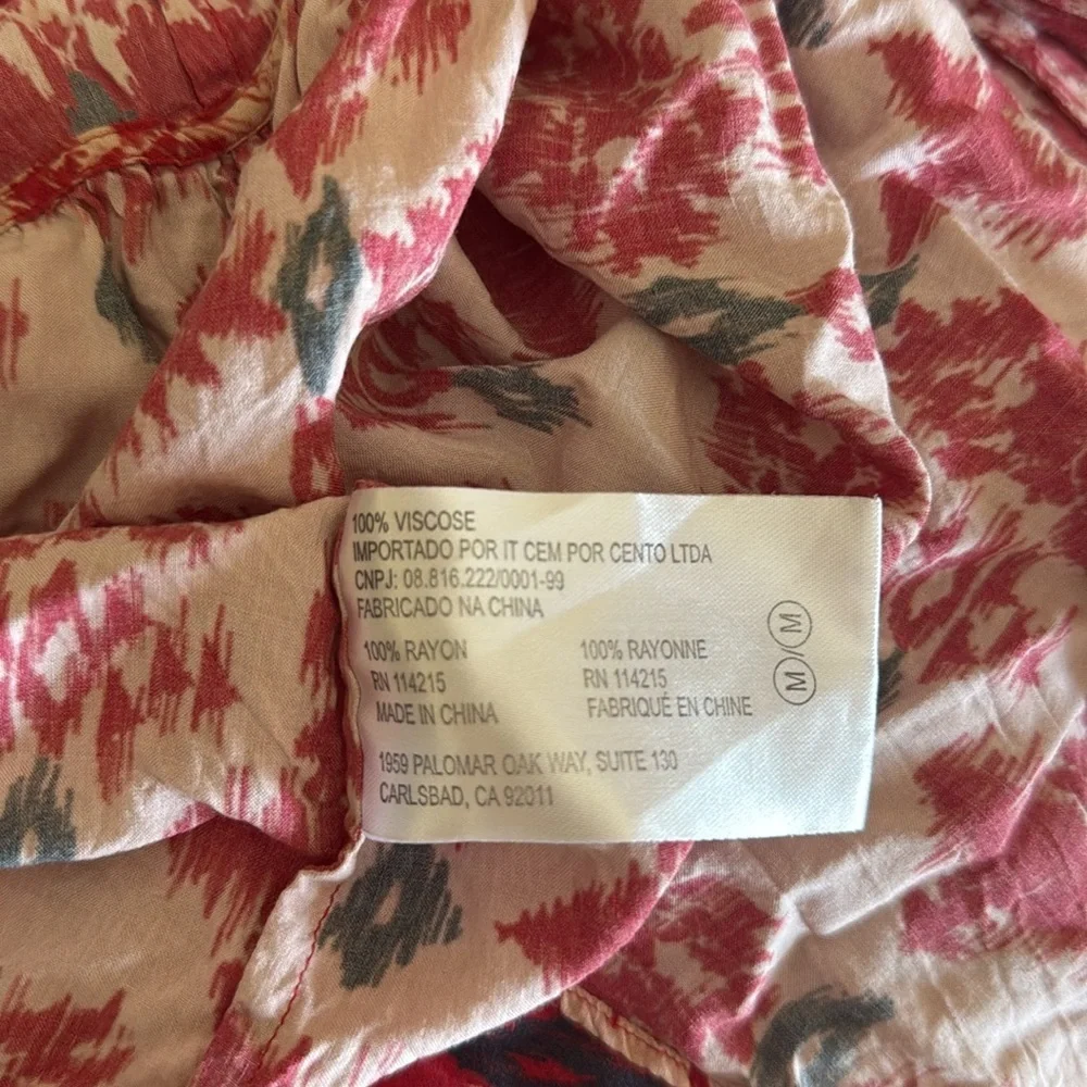 ViX Paula Hermanny Midi Spaghetti Strap Rayon Dress