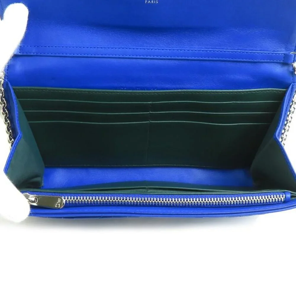 Christian Dior Wallet Chain Cannage