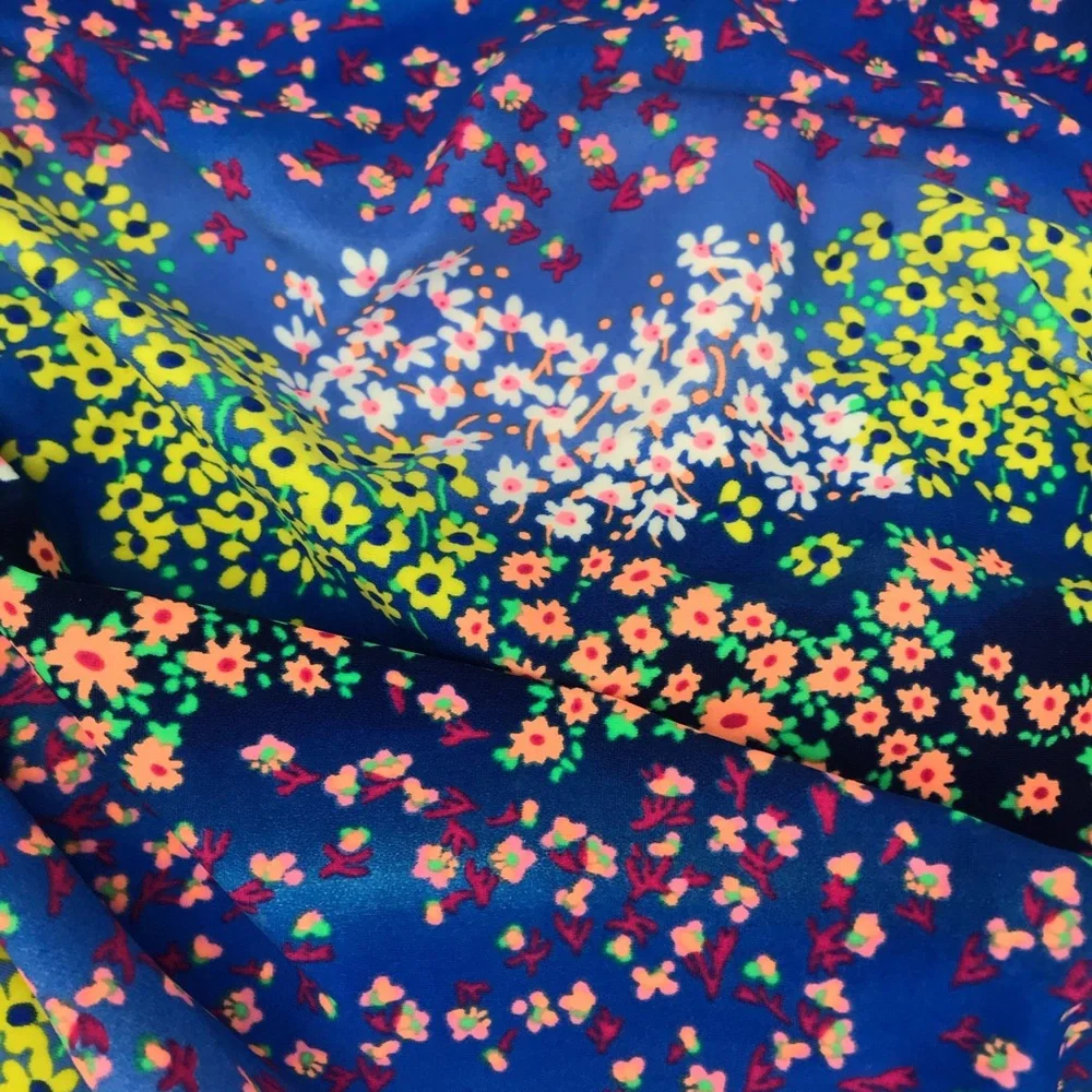 Neon Floral One Piece Swimsuit