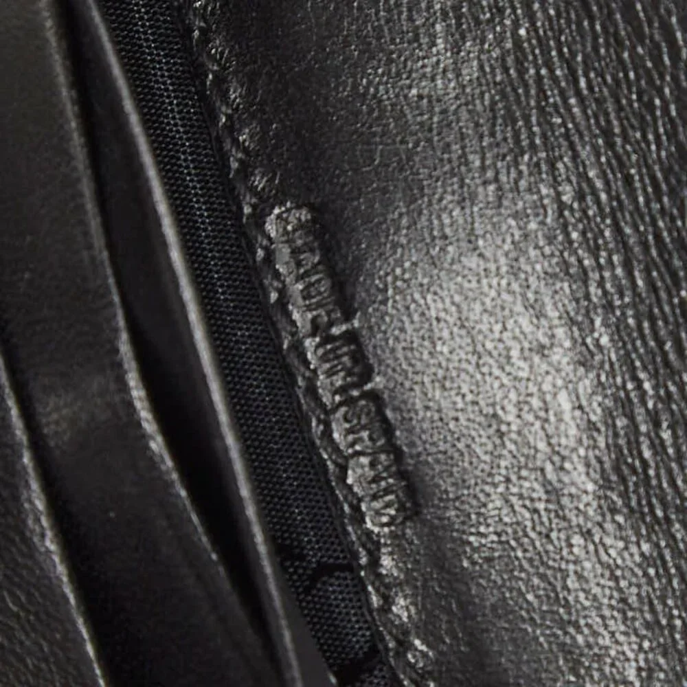 Dior Black Leather