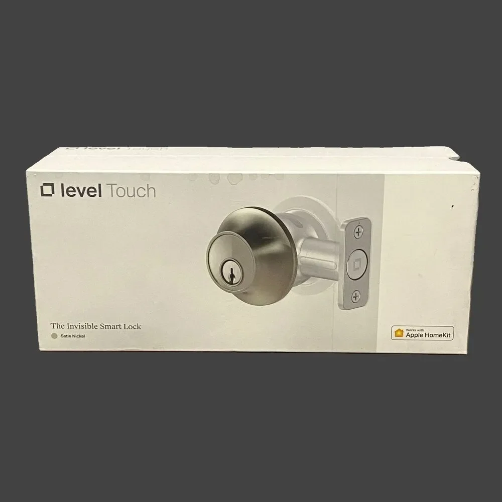 Level Touch Invisible Smart Lock Deadbolt Door C-L12U B2 Nickel Factory Sealed