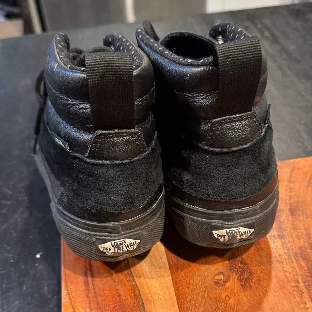 Vans 3M Weatherproof Scotch Guard Protector Black High-Top Lace Up Boots 6.5M/8W