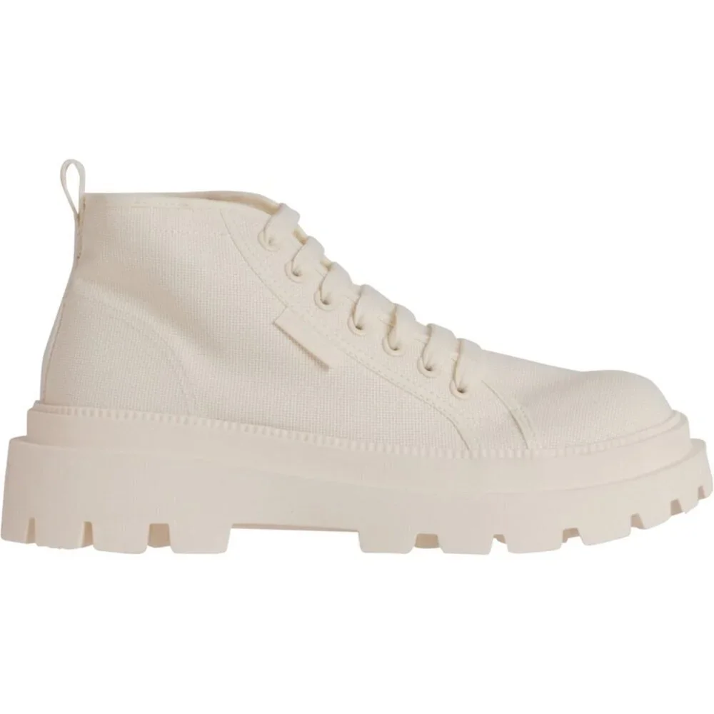 Superga Alpina High Top Lace Up Platform Lugged‎ Sole Sneakers Apex Mid Boots