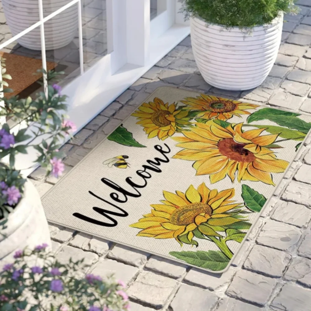 NEW Sunflower Welcome‎ Doormat Rug..29