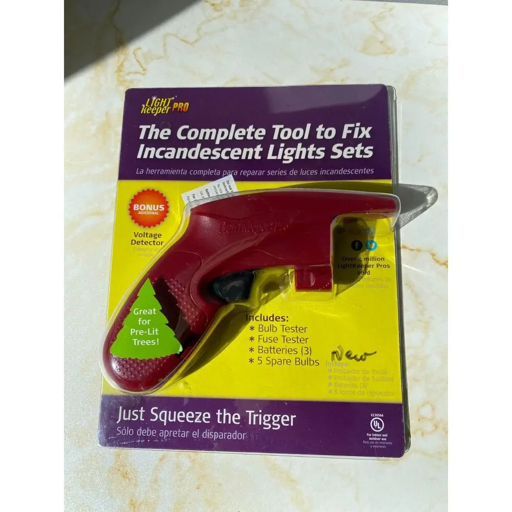 Light Keeper Pro Christmas Lights Complete Tool to Fix Incandescent Light Sets