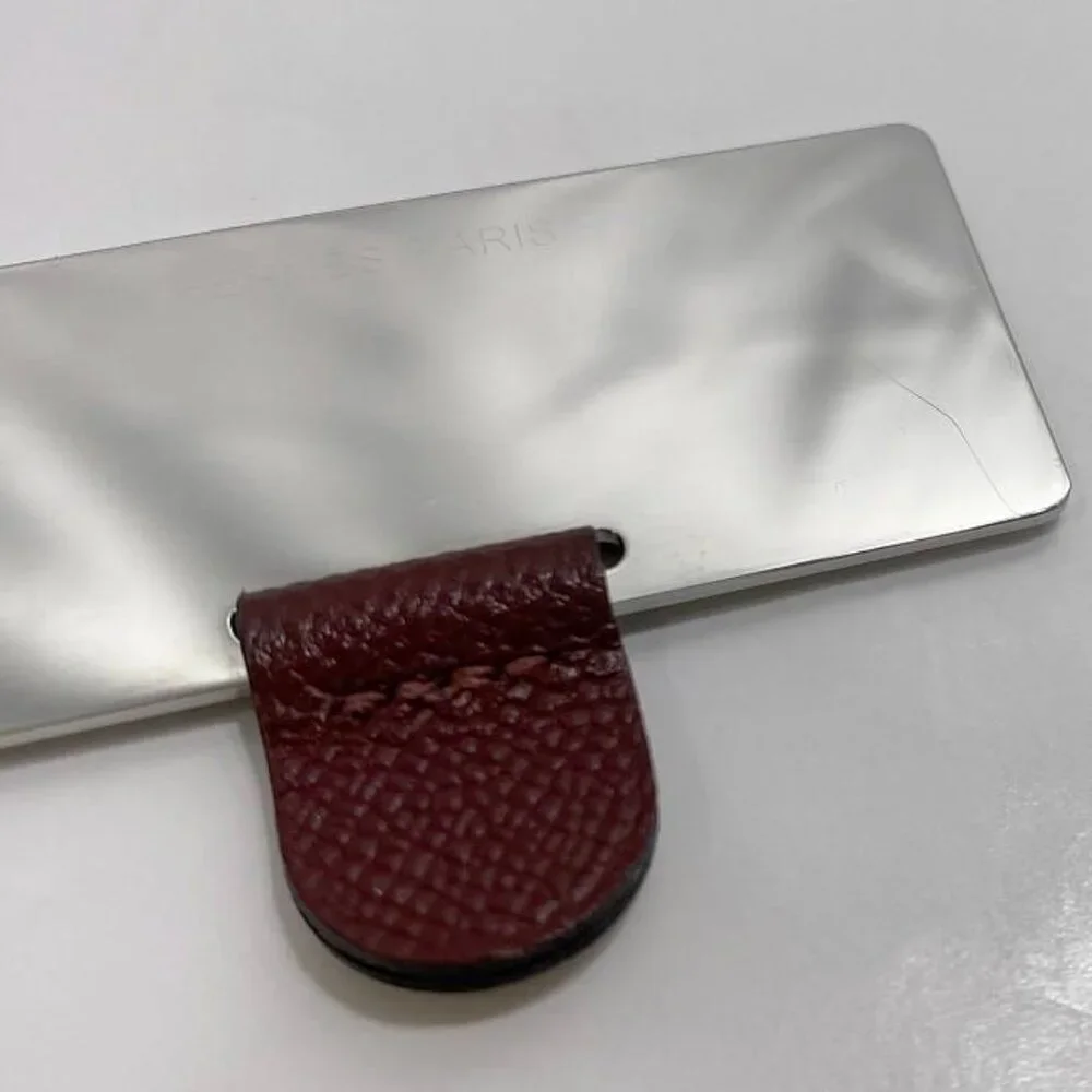 Hermes Lip Case Miroir Bordeaux Rouge Ash