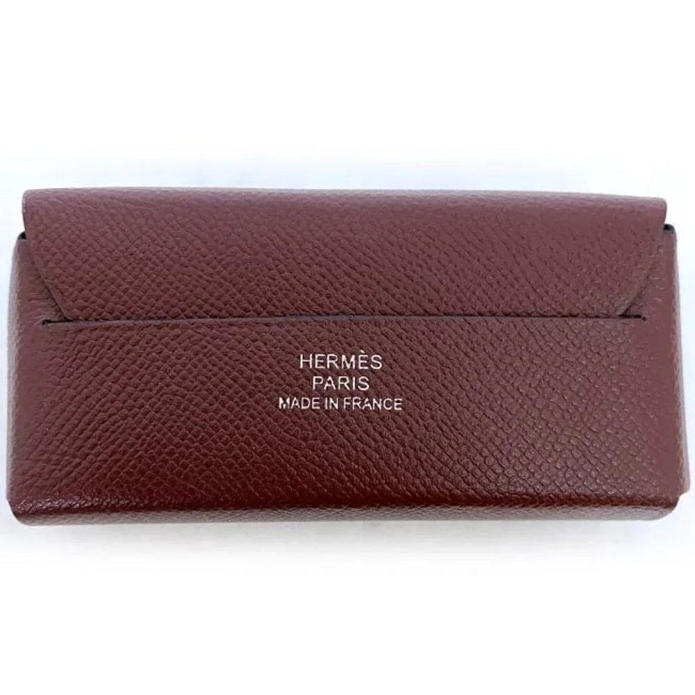 Hermes Lip Case Miroir Bordeaux Rouge Ash