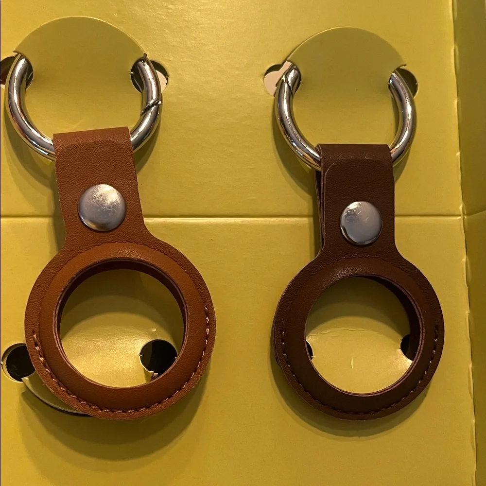 Onn. AirTag Holder Set (Vegan Leather)