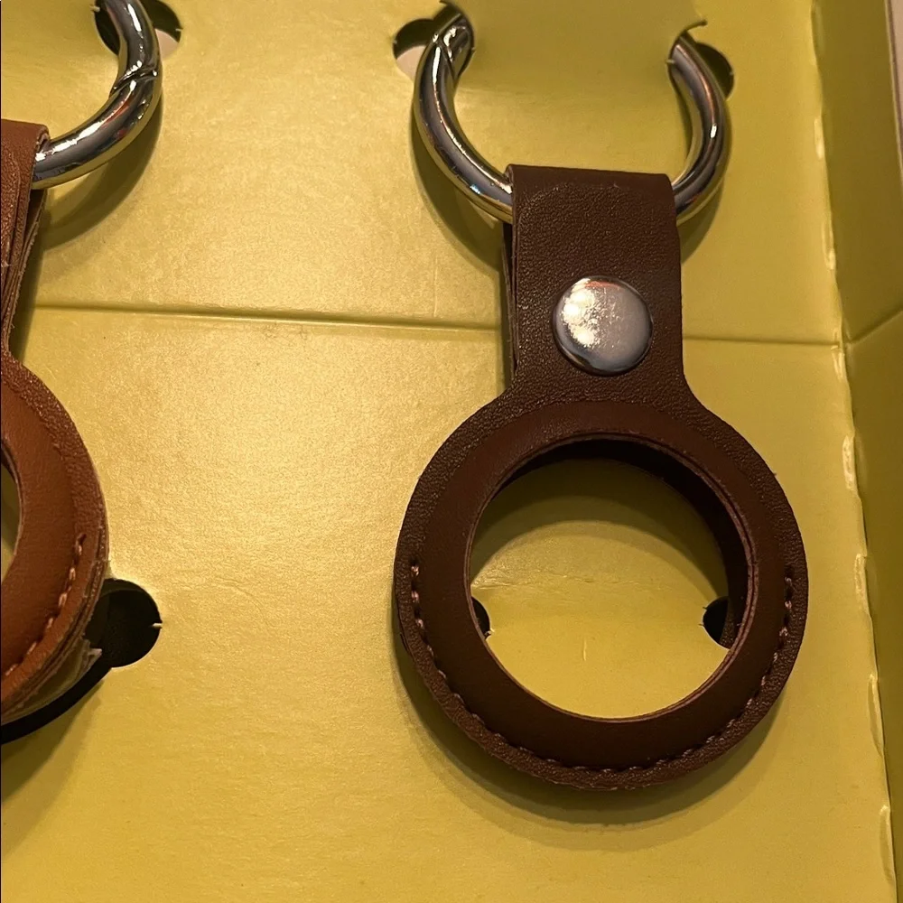 Onn. AirTag Holder Set (Vegan Leather)