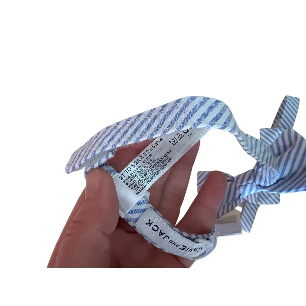 Janie and Jack Seersucker Bow Tie, NWT , Multiple Sizes available