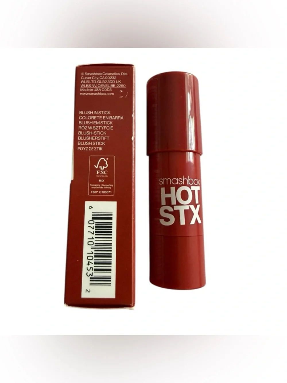 Smashbox Hot STX Blush Stick Poppy Pic Cream Blush 5g New Limited Edition