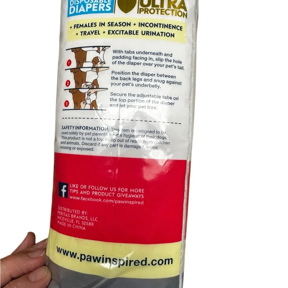 Doggie Disposable diapers Small 32 count