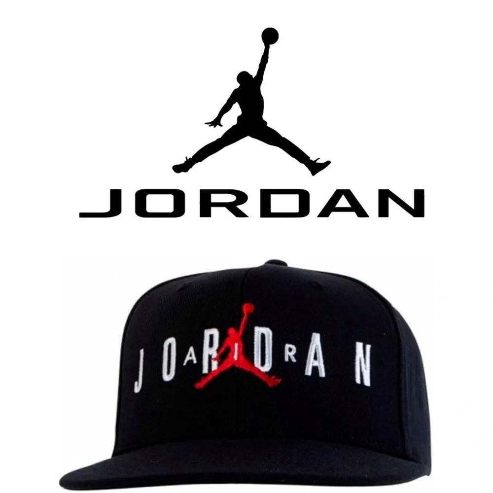 Air Jordan Youth Structured SnapBack Cap Hat Black Adjustable Style # 0128-023