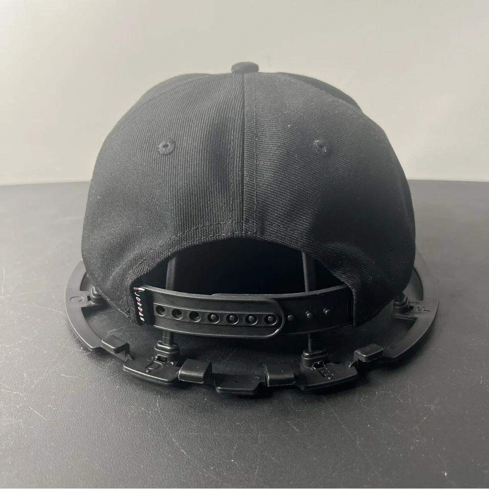 Air Jordan Youth Structured SnapBack Cap Hat Black Adjustable Style # 0128-023