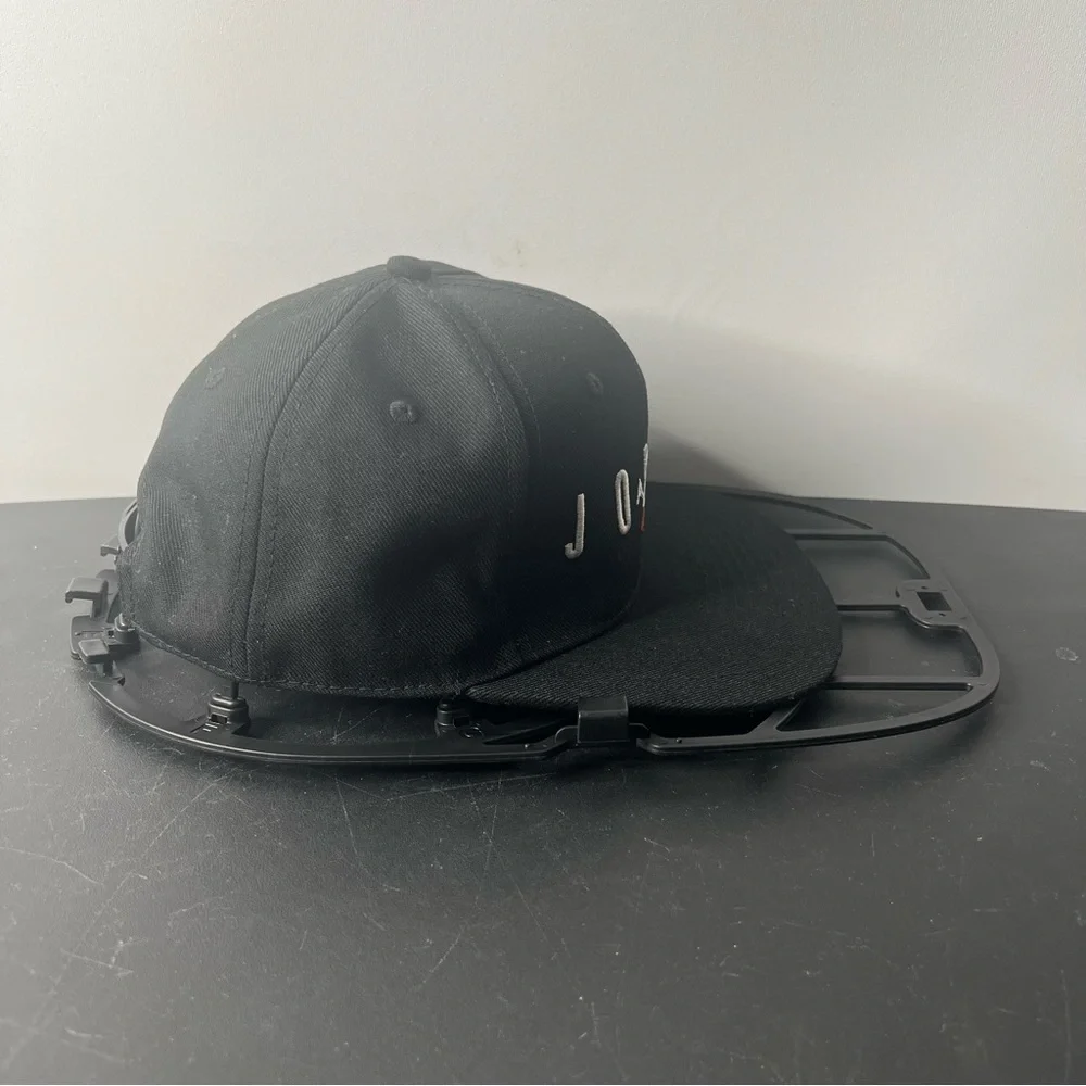 Air Jordan Youth Structured SnapBack Cap Hat Black Adjustable Style # 0128-023