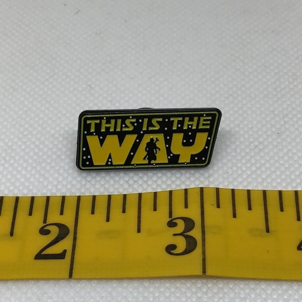 3/$25 “This Is The Way” Star Wars The Mandalorian Pin Badge Brooch