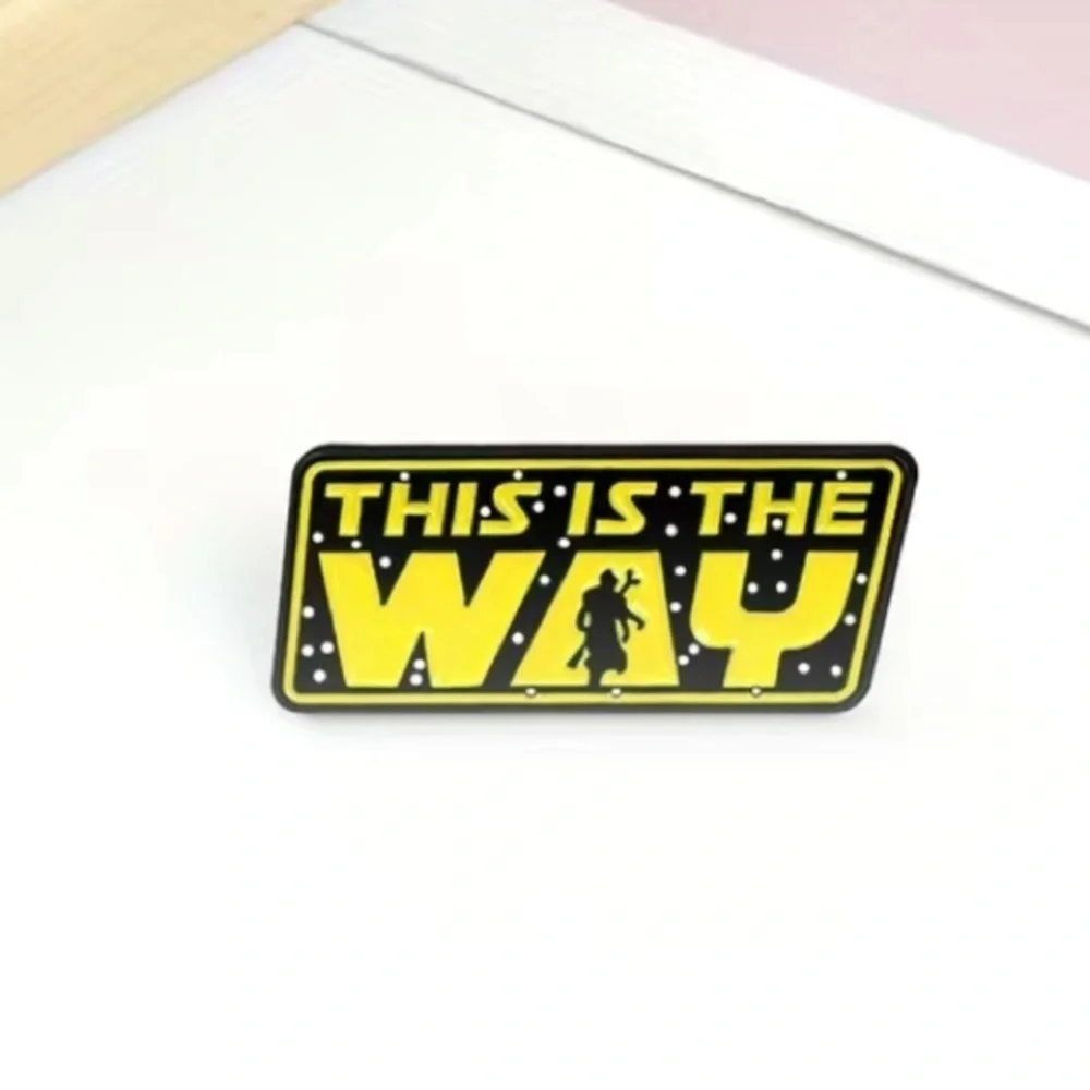 3/$25 “This Is The Way” Star Wars The Mandalorian Pin Badge Brooch