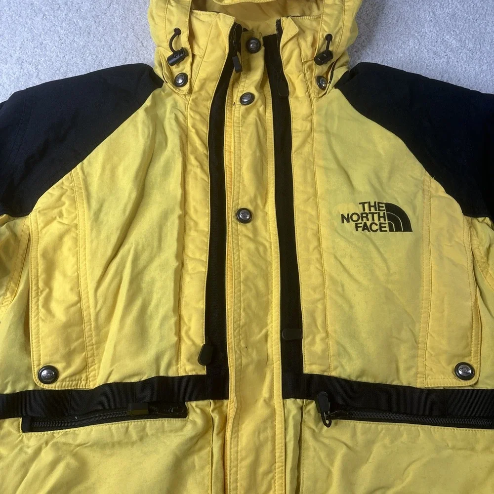 The North Face Steep Tech‎ Jacket Men's XL Zip Up Hiking Grand Yellow READ